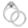 Thumbnail Image 1 of Vera Wang Love Collection 2 CT. T.W. Princess-Cut Diamond Frame Bridal Set in 14K White Gold