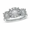 Thumbnail Image 0 of 1-1/2 CT. T.W. Diamond Three Stone Engagement Ring in 14K White Gold