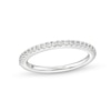 Thumbnail Image 1 of Vera Wang Love Collection 1/4 CT. T.W. Diamond Anniversary Band in 14K White Gold