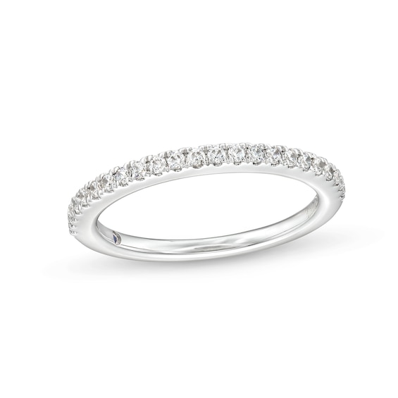 Vera Wang Love Collection 1/4 CT. T.w. Diamond Anniversary Band in 14K White Gold