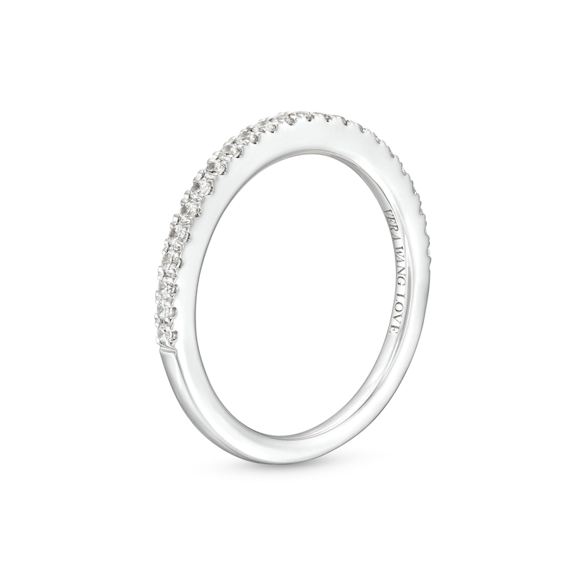 Vera Wang Love Collection 1/4 CT. T.W. Diamond Anniversary Band in 14K White Gold