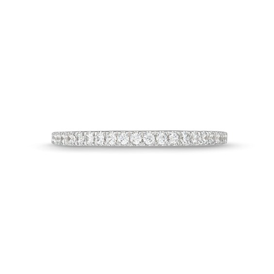 Vera Wang Love Collection 1/4 CT. T.w. Diamond Anniversary Band 14K White Gold