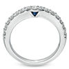 Thumbnail Image 2 of Vera Wang LOVE Collection 1/2 CT. T.W. Diamond Anniversary Band in 14K White Gold