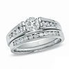 Thumbnail Image 1 of 1 CT. T.W. Certified Canadian Diamond Bridal Set in 14K White Gold (I/I1)