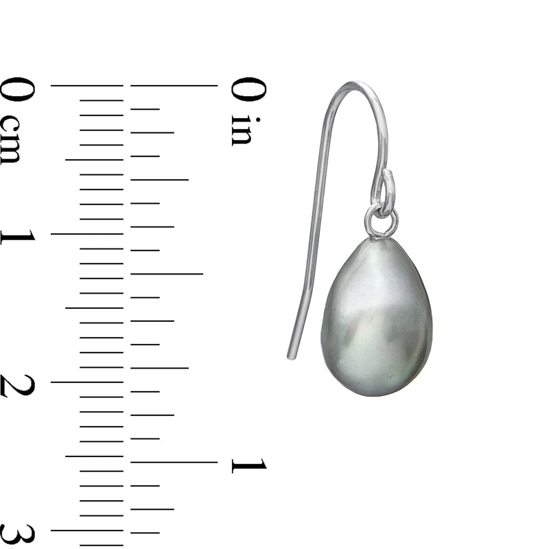 Main Image 3 of Honora 7.0-8.0mm Baroque Tuxedo Freshwater Cultured Pearl Strand Necklace, Bracelet and Earrings Set