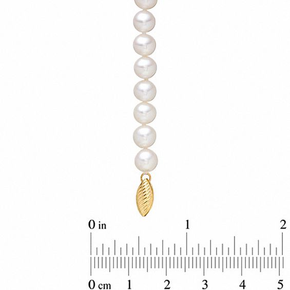 Honora 6.0-6.5mm Freshwater Cultured Pearl Bracelet-7.25"