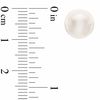 Thumbnail Image 2 of 9.0-10.0mm Freshwater Cultured Pearl Stud Earrings in 14K Gold