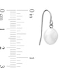Thumbnail Image 2 of Honora 7.0-8.0mm Multi-Color Baroque Freshwater Cultured Pearl Earring Set in Sterling Silver