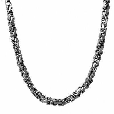 Stainless Steel Silver Gold Handmade Byzantine Chain Men/Women Necklace Jewelry 