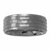 Thumbnail Image 2 of Men's 8.0mm Hammered Stainless Steel Wedding Band