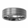 Thumbnail Image 2 of 8.0mm Grooved Titanium Wedding Band