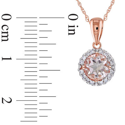 Diamond Accent Frame Pendant 