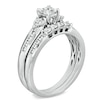 Thumbnail Image 2 of 3/4 CT. T.W. Princess-Cut Diamond Bridal Set in 14K White Gold