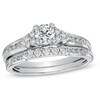 Thumbnail Image 1 of 3/4 CT. T.W. Diamond Bridal Set in 14K White Gold