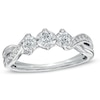 Thumbnail Image 1 of 1/2 CT. T.W. Diamond Three Stone Engagement Ring in 14K White Gold
