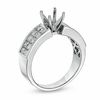 Thumbnail Image 2 of 1 CT. T.W. Princess-Cut Diamond Semi-Mount in 14K White Gold