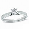 Thumbnail Image 1 of Celebration Ideal 1/3 CT. Certified Diamond Solitaire Engagement Ring in 14K White Gold (J/I1)