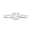Thumbnail Image 6 of Celebration Ideal 3/4 CT. Certified Diamond Solitaire Engagement Ring in 14K White Gold (J/I1)