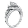 Thumbnail Image 2 of 1 CT. T.W. Marquise Diamond Twist Engagement Ring in 14K White Gold