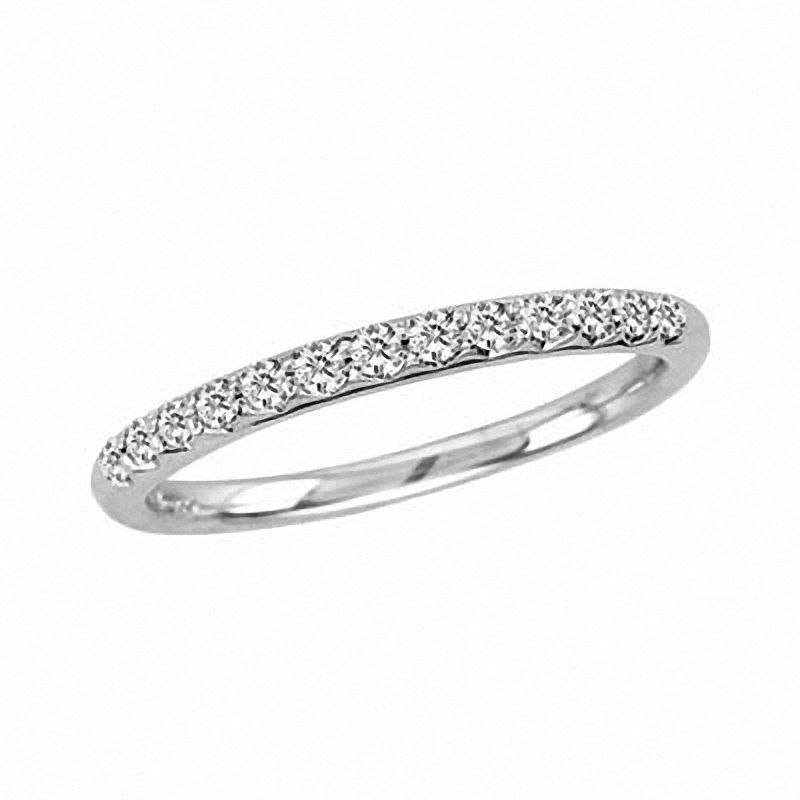 1/5 CT. T.W. Diamond Wedding Band in 14K White Gold