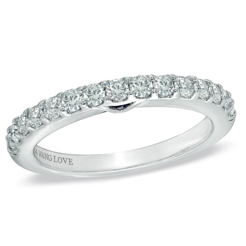 Zales Vera Wang Love Collection 1-7/8 CT. T.w. Certified Oval Diamond Split  Shank Engagement Ring in 14K White Gold (I/Si2) | Hamilton Place