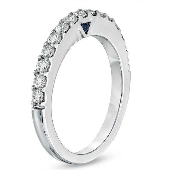 Vera Wang Love Collection 1/2 CT. T.w. Diamond Band in 14K White Gold
