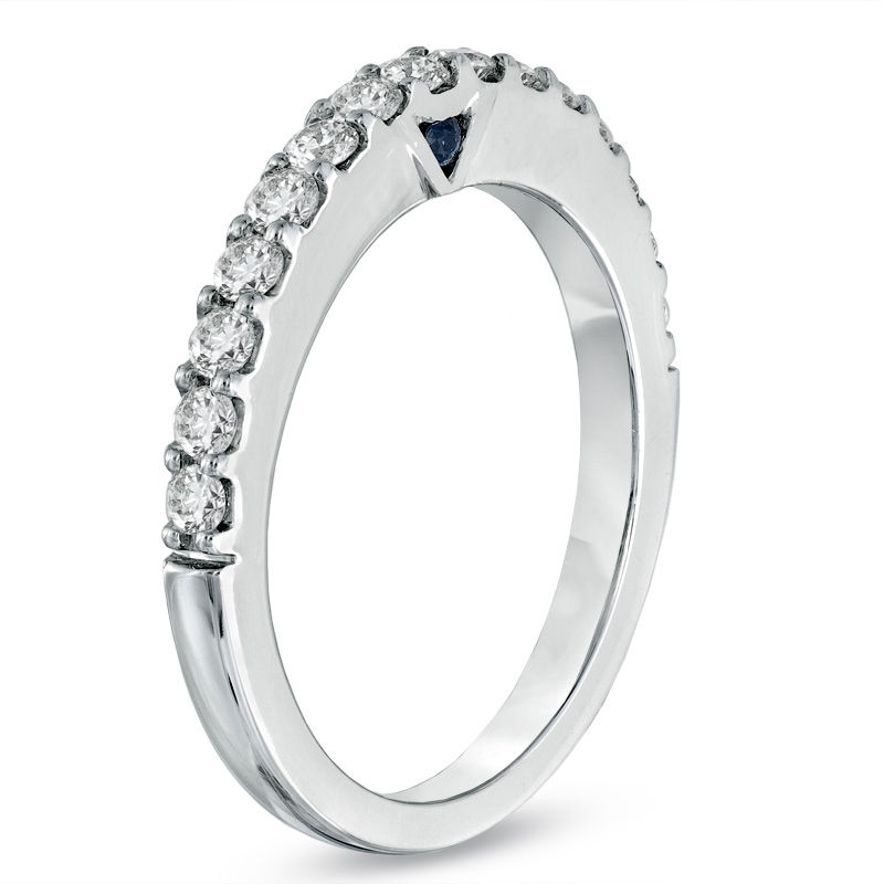 Vera Wang Love Collection 1/2 CT. T.W. Diamond Band in 14K White