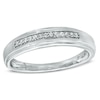 Thumbnail Image 0 of Diamond Accent Wedding Band in 10K White Gold