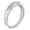 Thumbnail Image 1 of Diamond Accent Wedding Band in 10K White Gold