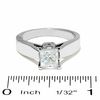 Thumbnail Image 3 of 1-1/4 CT. T.W. Princess-Cut Diamond Solitaire Engagement Ring in 14K White Gold