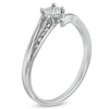 Thumbnail Image 1 of 1/15 CT. T.W. Diamond Bypass Promise Ring in 10K White Gold