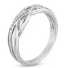 Thumbnail Image 1 of Diamond Accent Split Shank Band in Sterling Silver