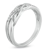 Thumbnail Image 2 of Diamond Accent Split Shank Band in Sterling Silver