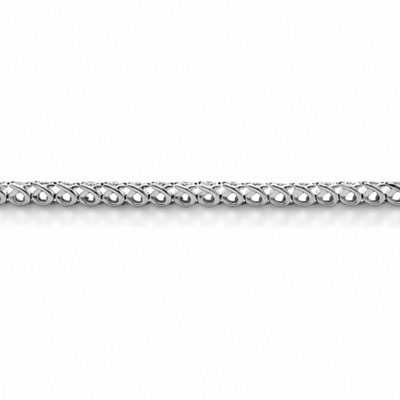Main Image 2 of 2 CT. T.W. Diamond Cluster Tennis Bracelet in Sterling Silver (H-I/I2-I3)