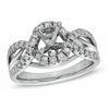 Thumbnail Image 1 of 1/2 CT. T.W. Diamond Swirl Semi-Mount in 14K White Gold