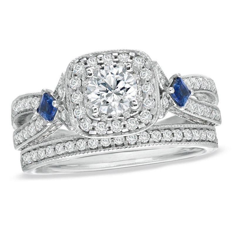 Vera wang hotsell wedding band sets