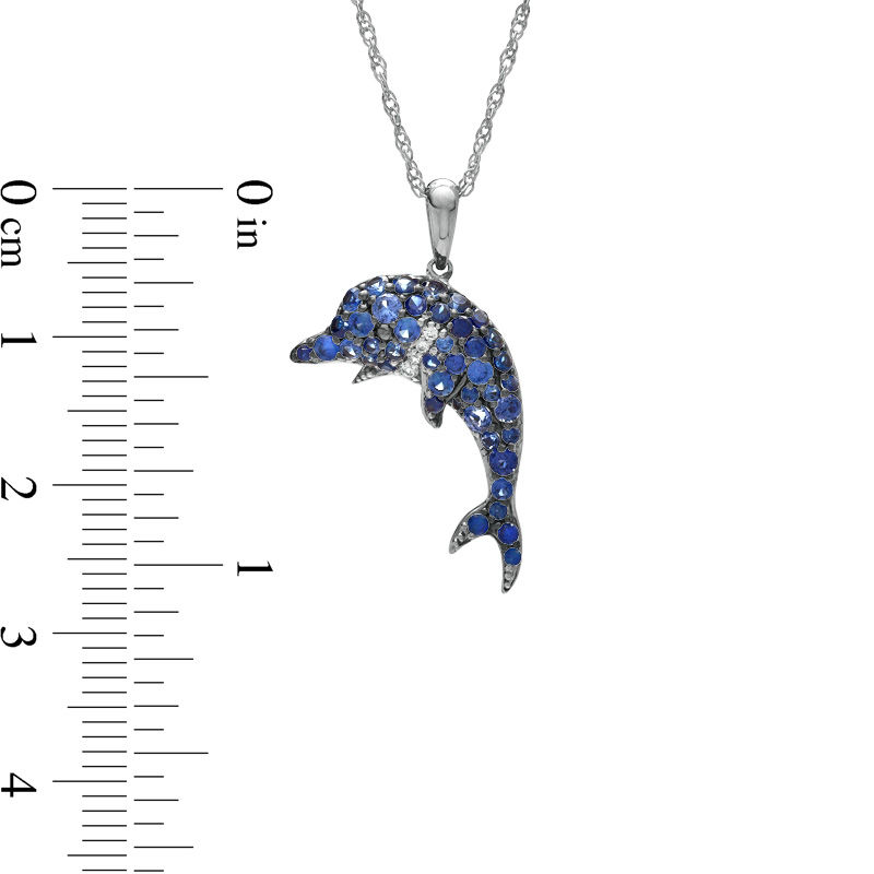 Sapphire outlet dolphin necklace