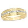Thumbnail Image 1 of 1/6 CT. T.W. Baguette Diamond Wedding Band in 10K Gold