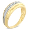 Thumbnail Image 2 of 1/4 CT. T.W. Diamond Five Stone Wedding Band in 10K Gold
