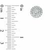 Thumbnail Image 2 of 1 CT. T.W. Diamond Double Frame Stud Earrings in 10K White Gold