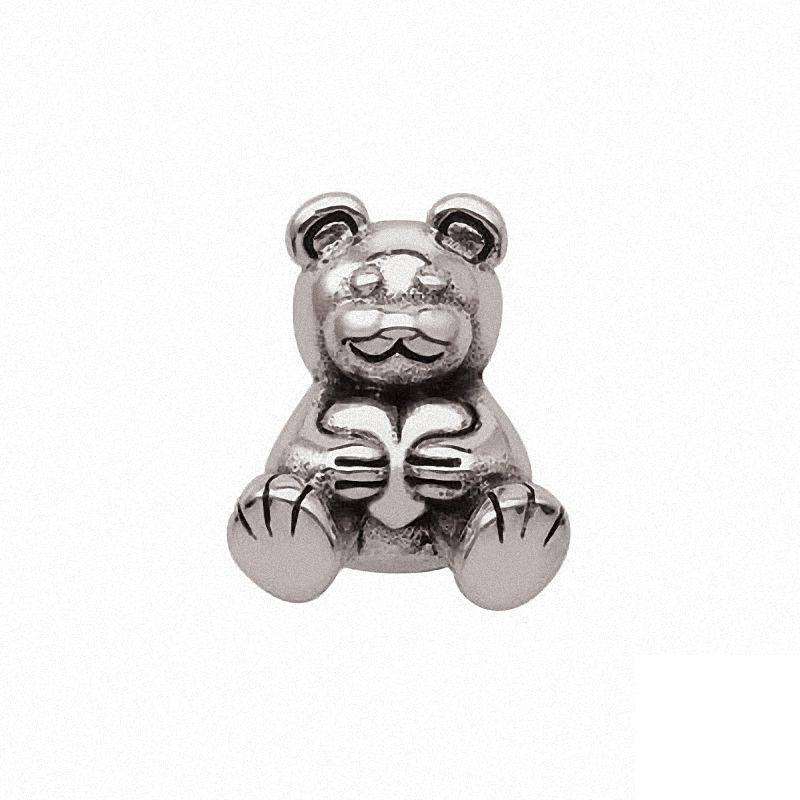 Main Image 1 of Persona® Sterling Silver Teddy Bear Charm