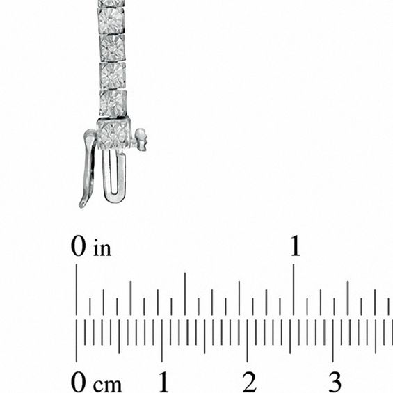 1/4 CT. T.w. Diamond Tennis Bracelet in Sterling Silver