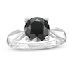 Thumbnail Image 0 of 3 CT. Black Diamond Solitaire Ring in 10K White Gold