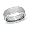 Thumbnail Image 1 of 8.0mm Comfort Fit Satin Finish Cobalt Wedding Band - Size 10