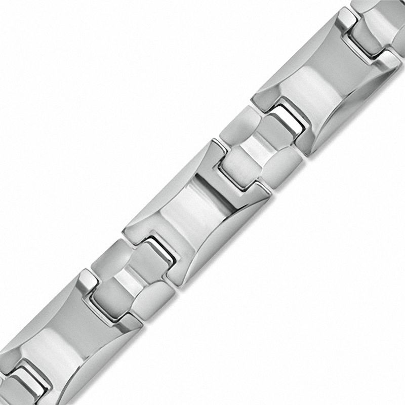 Main Image 1 of Rounded Link Bracelet in Tungsten - 8.5"