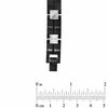 Thumbnail Image 3 of Pyramid Bracelet in Black IP Stainless Steel and Tungsten - 8.5"