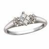 Cherished Promise Collection™ 1/6 CT. T.W. Princess-Cut Quad Diamond Enchanting Promise Ring in 10K White Gold