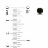 Thumbnail Image 2 of 1 CT. T.W. Black Diamond Stud Earrings in 10K Gold