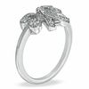 Thumbnail Image 2 of Diamond Accent Bow Ring in Sterling Silver