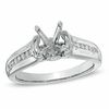 Thumbnail Image 1 of 1/4 CT. T.W. Diamond Semi-Mount in 14K White Gold